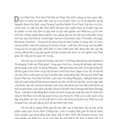 Tư Tưởng Phật Giáo - Một Giới Thiệu Toàn Diện Về Truyền Thống Ấn Độ