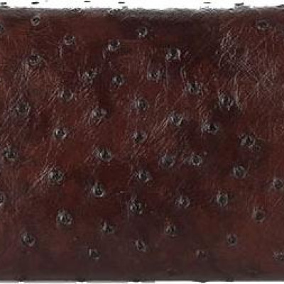 Túi đeo da đà điểu Huy Hoàng da bụng màu nâu đất HT6424