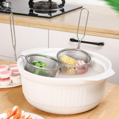 Combo 02 dụng cụ vớt lọc thực phẩm inox Echo Misokoshi Ø10cm - Hàng nội địa Nhật Bản |#Mẫu Mới|