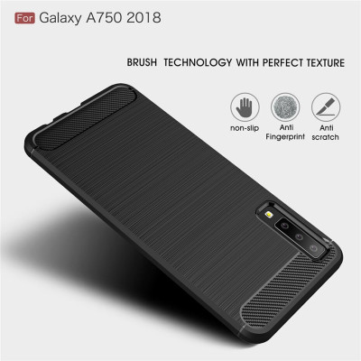 Ốp lưng chống sốc cho Samsung Galaxy A7 2018 Likgus (chuẩn quân đội, chống va đập, chống vân tay) - Hàng chính hãng