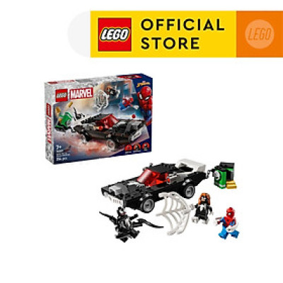 LEGO SUPERHEROES 76309 Đồ Chơi Lắp Ráp Người Nhện Chạm Trán Spider-Man vs. Xe Venom (254 Chi Tiết)