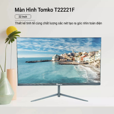 Màn Hình Máy Tính GAME Tomko T2221F 22"FHD VA 75Hz 5ms AMD Freesync 3 Cạnh Chân-V - Hàng Chính Hãng
