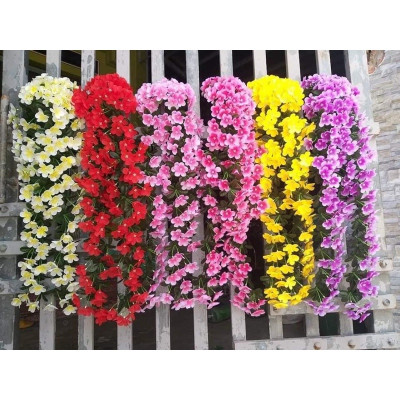 Cụm bồ công anh rủ giả - Size 80cm - Cây giả, hoa lụa Decor trang trí nhà cửa