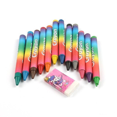 Hộp Bút Chì Màu 4 Tầng Xoay Có 46 Màu Cao Cấp Cho Bé