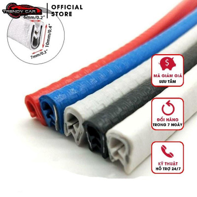 Gioăng tốt Cuộn dái 8 mẹt nẹp viền chống xước ,va đập viền cửa lõi thép siêu bền cho ô tô xe hơi 