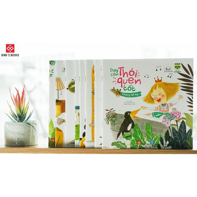 Sách - Dạy Con Thói Quen Tốt - Giáo Dục Kỹ Năng Đầu Đời Cho Trẻ Từ 3 - 6 Tuổi - Combo 8 Tập - Đinh Tị Books