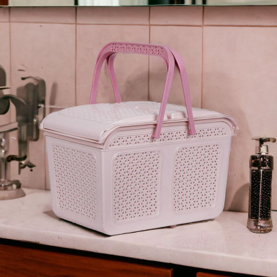 GIỎ ĐỰNG ĐỒ 2 QUAI XÁCH LÀN ĐỰNG ĐỒ CÓ NẮP ĐẬY THÔNG MINH ĐA NĂNG DÀNH CHO MẸ ĐI SINH MÀU SĂC PHONG CÁCH BẮC ÂU