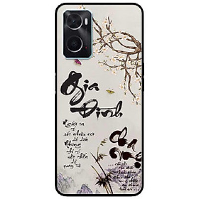 Ốp lưng cho Oppo A36 - A60 4G - A74 - A76 - A95 4G - A96 4G - Gia Đình Cha Mẹ - Hàng Chính Hãng