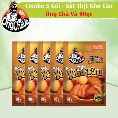 Combo 5 Gói Sốt Thịt Kho Tàu Ông Chà Và 90gr (Simmered Pork Sauce)