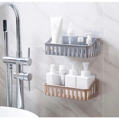 Kệ để đồ dán tường cho nhà tắm và nhà bếp - Hàng chính hãng (Giao màu ngẫu nhiên)