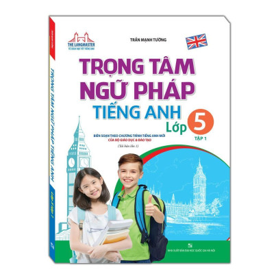 Sách - Trọng Tâm Ngữ Pháp Tiếng Anh Lớp 5 - Combo 2 Tập + Từ Điển Tiếng Việt Thông Dụng - Minh Thắng