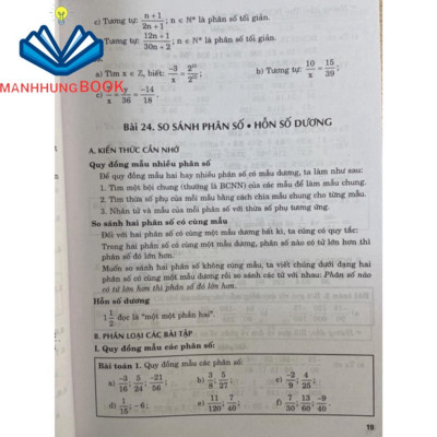 Sách - Combo Phân loại và giải chi tiết các dạng bài tập Toán 6 ( tập 1 + tập 2)