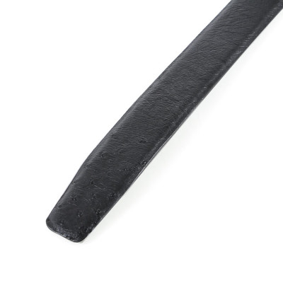 HJ4443-44-45-46 - Dây nịt nam da đà điểu da hột màu đen, nâu đất, vàng bò, nâu đỏ