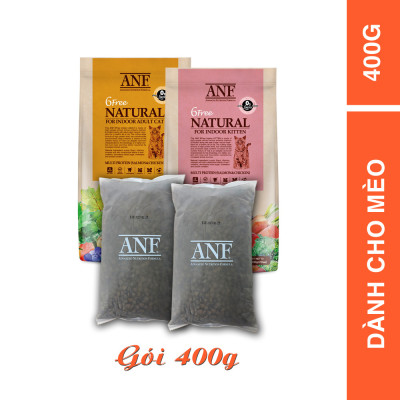 [ 400gr ] -  Thức ăn hạt Organic dành cho Mèo nhỏ ANF 6FREE