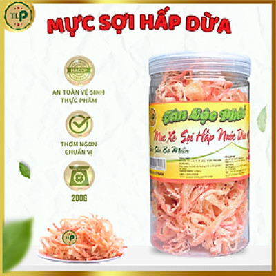 MỰC SỢI HẤP NƯỚC CỐT DỪA TÂN LỘC PHÁT - HŨ 200G