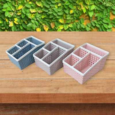 Khay đựng mỹ phẩm nhiều ngăn - khay đựng bút đồ văn phòng kiểu dáng hàn quốc đẹp tiện lợi