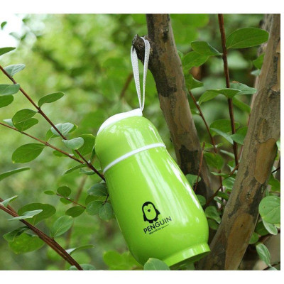Bình Giữ Nhiệt Hình Chim Cánh Cụt Penguin Dung Tích 150Ml