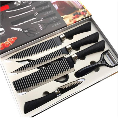 Bộ Dao 5 Món Nhật Bản Vân Gợn Sóng Tiện Dụng