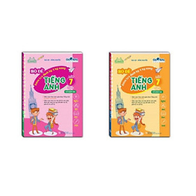Sách - Combo 2 cuốn GLOBAL SUCCESS - Bộ đề kiểm tra định kỳ 4 kỹ năng tiếng anh lớp 7 (có đáp án)