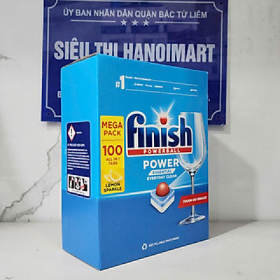 Viên rửa bát Finish All in one mới nhất - Xuất xứ: Germany (CHLB Đức) hộp 90 viên