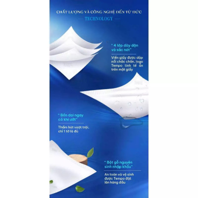 Combo 2 Lốc Khăn Giấy Bỏ Túi Tempo Petit (Lốc 18 Gói) - Gỗ Táo