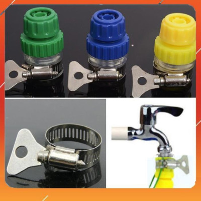 Vòi Xịt️Evoucher Bộ dây vòi xịt nước rửa xe, tưới cây , tăng áp 3 lần, loại 7m, 10m 206318 đầu đồng, đai, +  mở chai