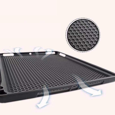 Bao da Ipad 10.2 (Thế hệ 7 – 2019) hiệu Mutural _ Màu đen_ Hàng nhập khẩu