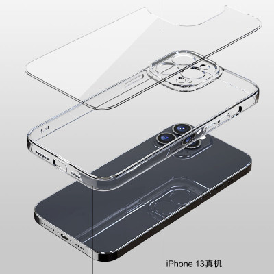 Ốp lưng cho iPhone 13 mini, iPhone 13, iPhone 13 Pro, iPhone 13 Pro Max hiệu LIKGUS crystal camshield trong suốt chống sốc, chống ố, bảo vệ camera cao cấp - Hàng chính hãng