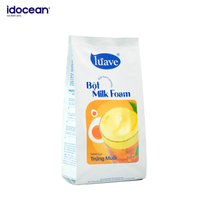(Date T9/2025) Bột Milk Foam Trứng Muối LÚAVE 0.5KG - Chính Hãng