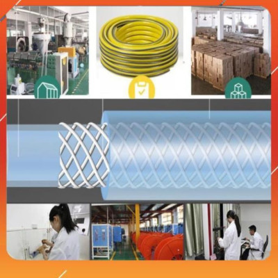 Bộ dây vòi xịt nước rửa xe, tưới cây , tăng áp 3 lần, loại 7m, 10m 206701-1 đầu đồng,cút đồng+  túi đựng bút