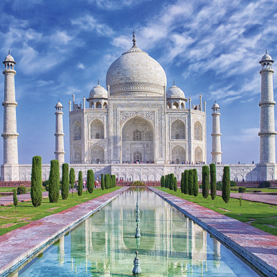 Bộ Tranh Xếp Hình Minh Châu 500 Mảnh – Đền Taj Mahal, Ấn Độ (Kích Thước 40x50cm)
