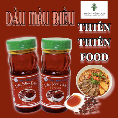 COMBO 6 CHAI DẦU MÀU ĐIỀU ĐẬM ĐẶC 100GR THIÊN THIÊN FOOD