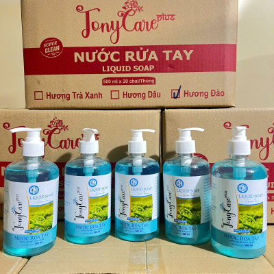 Nước rửa tay Tonycare 500ml Hương Trà Xanh – Diệt khuẩn, dịu nhẹ, hương thanh mát – Chính hãng Tonycare