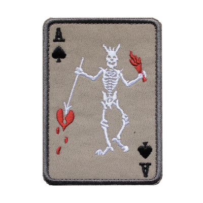 Patch dán lá bài cuối cùng A_dán quần áo_ba lô_túi xách