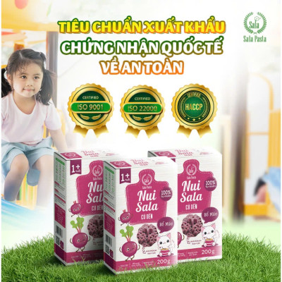 Nui Sala Củ Dền Giàu Vi Chất Vị Ngọt Hỗ Trợ Tiêu Hóa Tốt Cho Bé