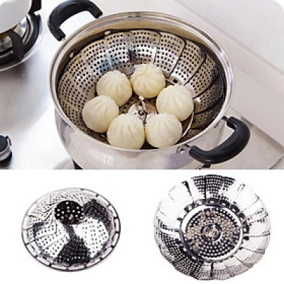 Rổ Hấp - Xửng Hấp Inox Không Gỉ, Kích Thước 24cm