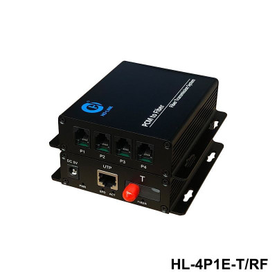 Bộ chuyển đổi quang thoại (J11) 4 kênh Ho-link HL-4P1E-TRL - Hàng Chính Hãng