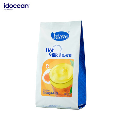 (Date T9/2025) Bột Milk Foam Trứng Muối LÚAVE 0.5KG - Chính Hãng