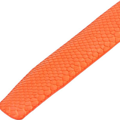 Thắt Lưng Nam Da Trăn Bản Lớn Đầu Kim Huy Hoàng HT4358 - Cam