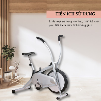 Xe Đạp Tập Thể Dục Tập Gym Tại Nhà GALEN AirBike Siêu Tiện Lợi - BẢO HÀNH 24 THÁNG
