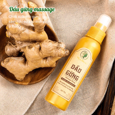 Liệu trình giảm eo sau sinh Wonmom ( 1 Hộp muối quấn bụng + 1 Dầu gừng + 1 Đai quấn muối + 1 Gen nịt bụng )