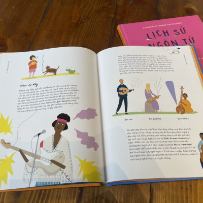 (Bìa cứng, in màu toàn bộ) LỊCH SỬ ÂM NHẠC CHO TRẺ EM – Mary Richards, David Schweitzer, Rose Blake – San Hô