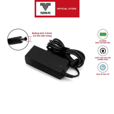 Sạc Dùng Tương Thích Cho Laptop Dell Chân Kim Nhỏ 4.5mm - Công Suất 45W 65W 90W - Hàng Nhập Khẩu New Seal TEEMO PC TESE