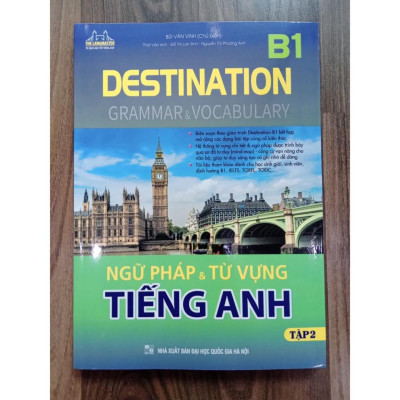 Sách - Combo DESTINATION B1 Ngữ pháp và từ vựng tiếng anh ( T1 - T2 )