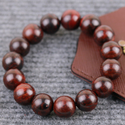 Vòng tay Phong thủy Gỗ Sưa_14 ly_15 hạt