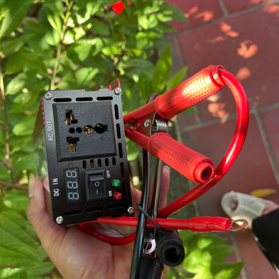 Bộ Biến Tần 12V-220V 3000W Kích Điện Inverter Sóng Sin – Hàng Loại Xịn Cao Cấp , Siêu Bền, đèn trang trí