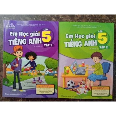 Sách - Combo Em Học Giỏi Tiếng Anh Lớp 5 (2 Tập)