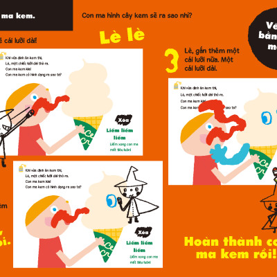 Combo bộ sản phẩm Vẽ, xóa, rồi lại vẽ - Phù thủy nhỏ (tặng hộp chì màu sáp) 