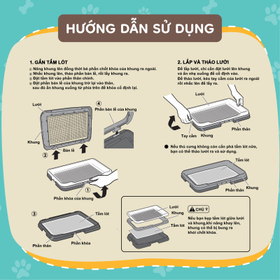 Khay vệ sinh cho chó RICHELL Nhật có tấm lót | Pet