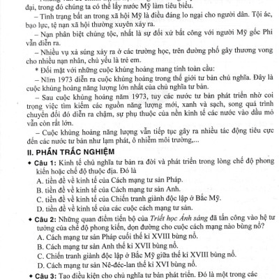 Bộ Đề Kiểm Tra Trắc Nghiệm Và Tự Luận Lịch Sử 11 (Dùng Chung Cho Các Bộ SGK Hiện Hành) _HA